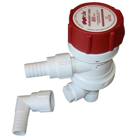 Rule Rule FC Tournament Series 800 GPH Livewell/Aerator w/ Seacock Inlet 403FC